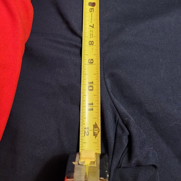 Style and Co Navy Blue Midrise Capri Pants Size 16 - Picture 10 of 12